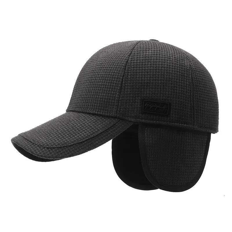 NORTHWOOD High Quality Mens Winter Baseball Cap Keep Warm Snapback with Earflaps Outdoor Windproof Dad Hats Bone Caps Z260313