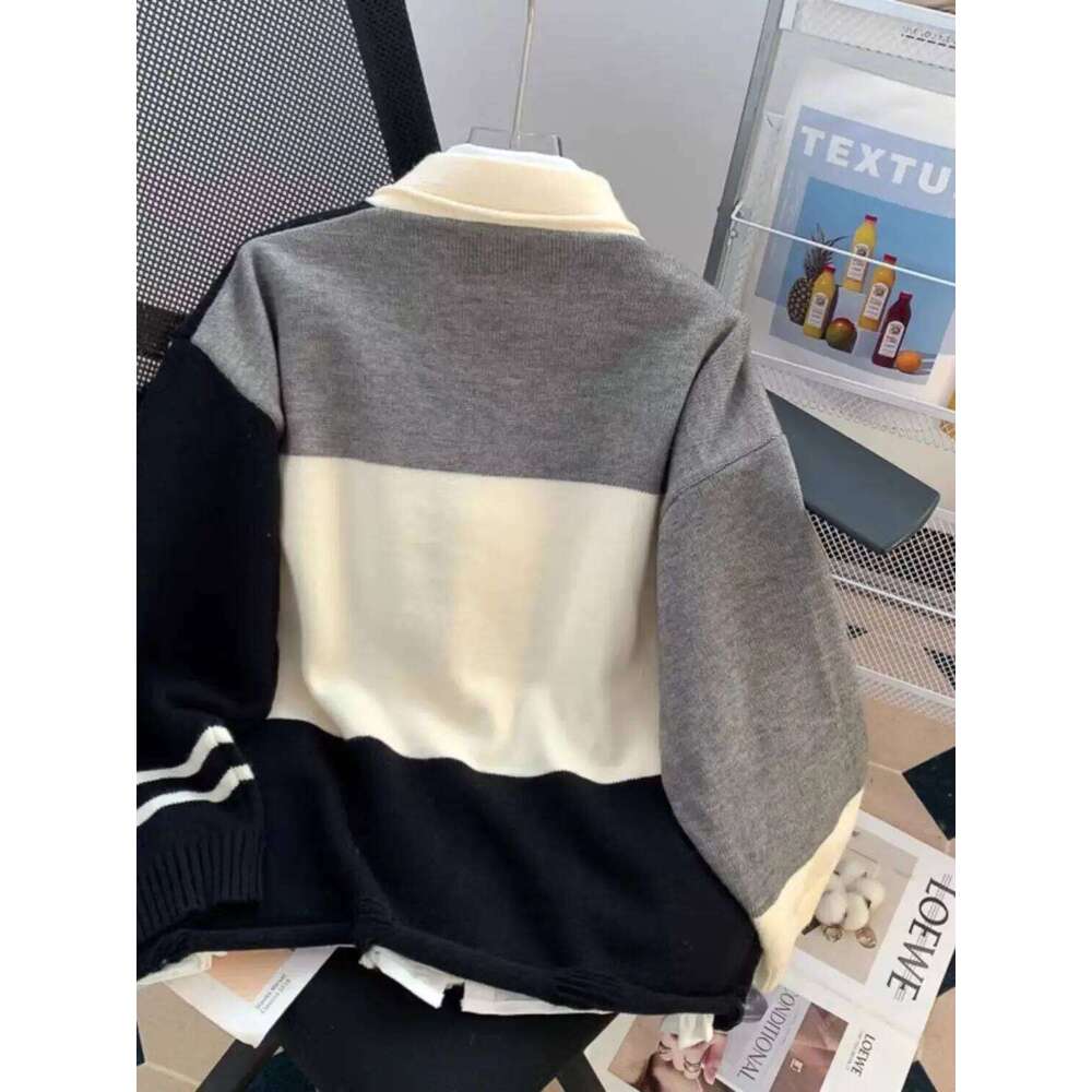 Sweater Jacket for Women Loose Lazy Style Soft and Sticky Knitted Cardigan Top Z260313