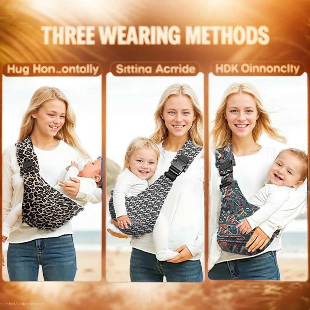 Baby Carrier Newborn Crossbody Wrap Baby Bag Accessories Toddler Hip-seat Adjustable Portable Sling Bags for Travel Infant Wrap X260313