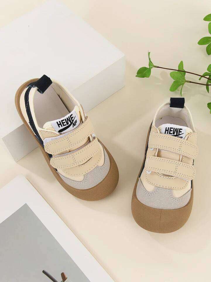Spring and Autumn New Korean version of indoor girls canvas soft-soled baby toddler children's shoes 26Y0313