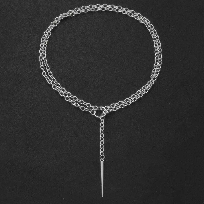 Punk Stud Necklace, Gothic Jewelry, Bat, Exaggeration, Hippie, Y2k, Nightclub, O-ring, Design Sense, TrendyChoker for Women and Men H260312