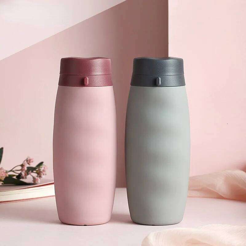 600ml Foldable Bottles Soft Flask Sports Drinking Water Bag Collapsible Portable Outdoor Running Camping Travel BPA Free Z260314