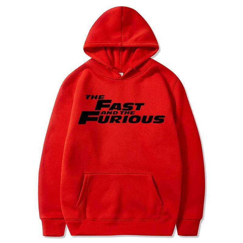 Fast and The Furious Letter Graphic Hoodie Sweatshirt Men Womnen Fashion Brand Design Pullover Men's Fleece Hoodies Z260314