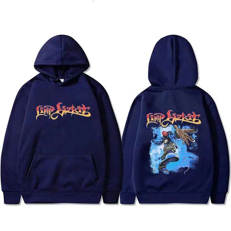 Autumn/Winter Rock Band Limp Bizkit Significant Other Men's/Women's Retro Harajuku Street Wear Men's Fashion Casual Hoodie Z260315