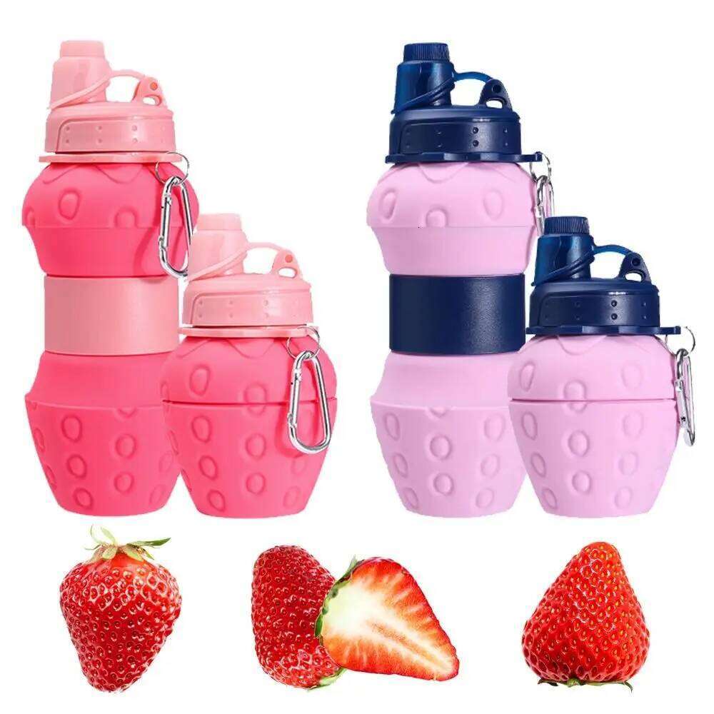 700ml Collapsible Bottles Reusable Pineapple Shape Silicone Bottle Retractable Creativity Hiking Water Cup Outdoor Z260313