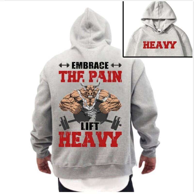 2025 Men's Autumn Winter Hoodie, Hip - Hop Streetwear Style, Soft Casual Sweatshirt for Fitness, Gym Workouts & Daily Wear Z260314