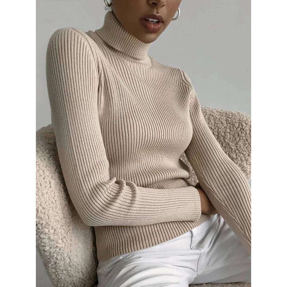 Heliar Fall Turtleneck Sweater Knitted Pullovers Cashmere Jumpers Basic Soft Sweaters For Women 2024 Autumn Winter Z260313