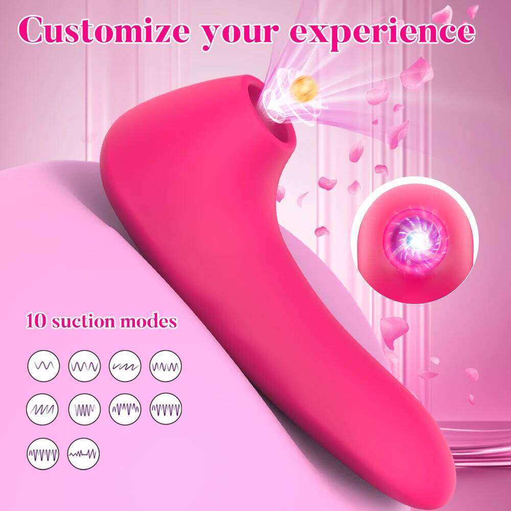 Powerful Sucking Vibrator 10 Suck Modes G Spot Oral Clitoris Stimulator Nipple Vacuum Massager Sex Toys for Women Masturbator 26H0313