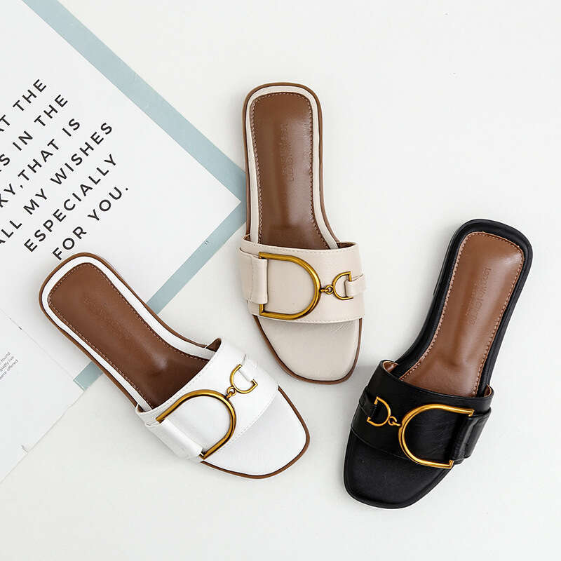 Free shipping with box slippers designer slides women luxury sandals sliders brown black white pink slide claquette luxe sandal mens womens slipper sh