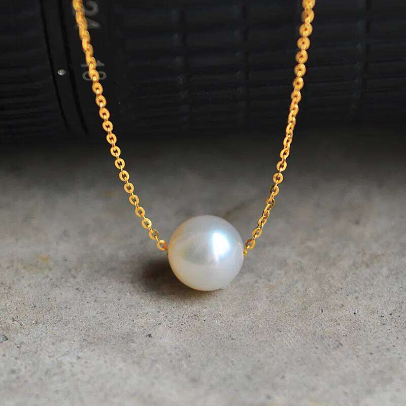 N134 Hot Selling Style Fashion Cheap Super Sweet imitation Pearl Ball Droplets Pendants necklaces Jewelry Accessories For Women H260312