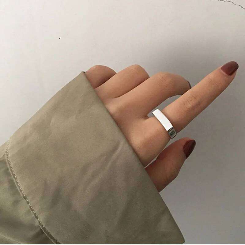 Minimalist 925 Sterlign Finger Rings Charm Women Girl Thai Silver Jewelry New Fashion Cross Twining Handmade Ring H260312