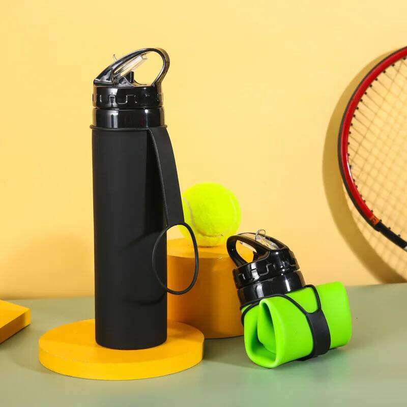 Outdoor Sports Kettle Silicone Folding Creative Soft Water Bottle Travel Cup Z260314