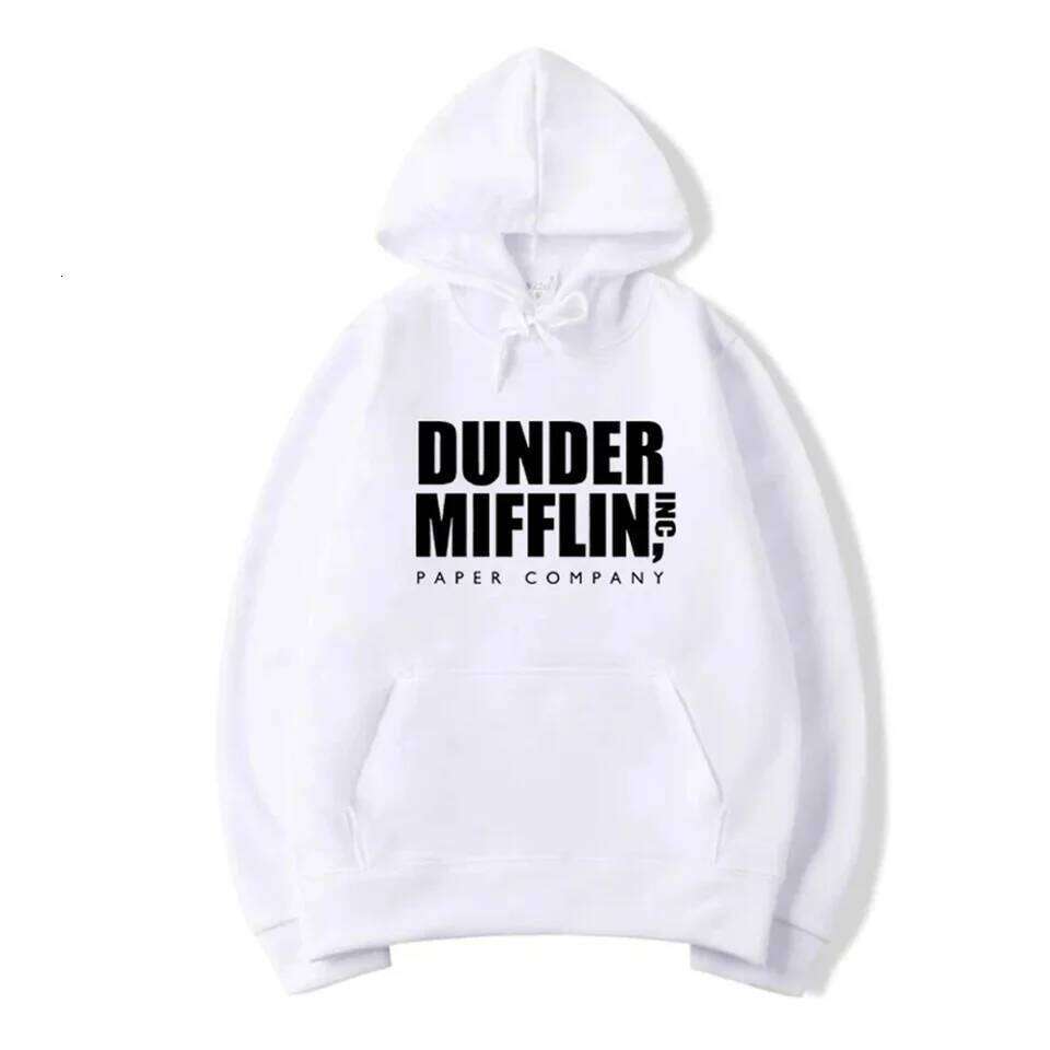The Office Dunder Mufflin INC Paper Hoodie Dwight Schrute Sweatshirt Men Women Hoodies Casual Pullover Hooded Sweater 26Y0313
