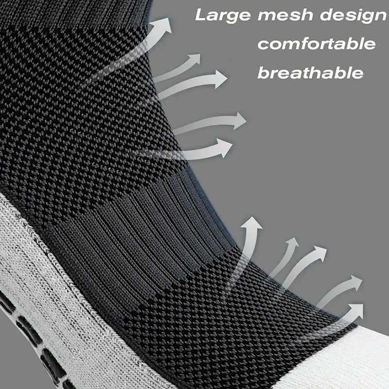 Anti Slip Football Socks Mens Sports Comfort Socks Breathable Suitable for Running Yoga Basketball Hiking Sports Socks D260313