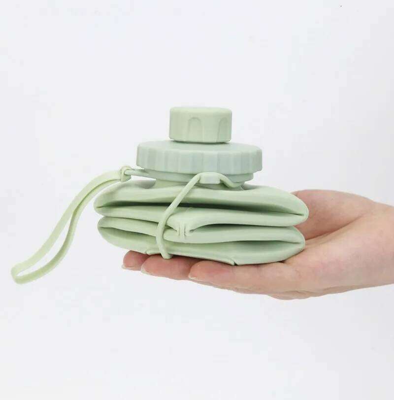 Large Capacity Travel Coffee Silicone Folding Water Cup Outdoor Sports Kettle Z260314