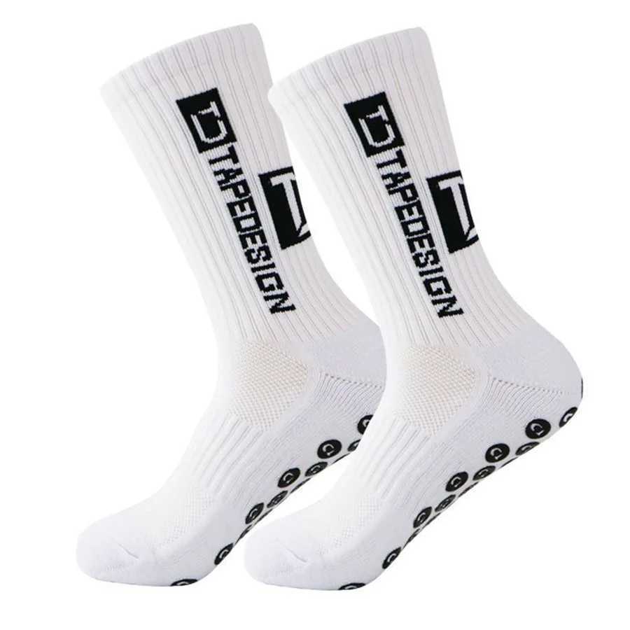 New Style Football Socks Round Silicone Suction Cup Grip Anti Slip Soccer Socks Sports Men Women Baseball Rugby Socks D260313