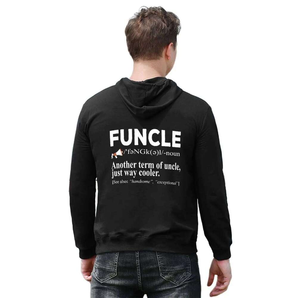 Uncle Funcle Definition Tshirt Hoodie men's products autumn jacket men mens clothes new in hoodies Z260314