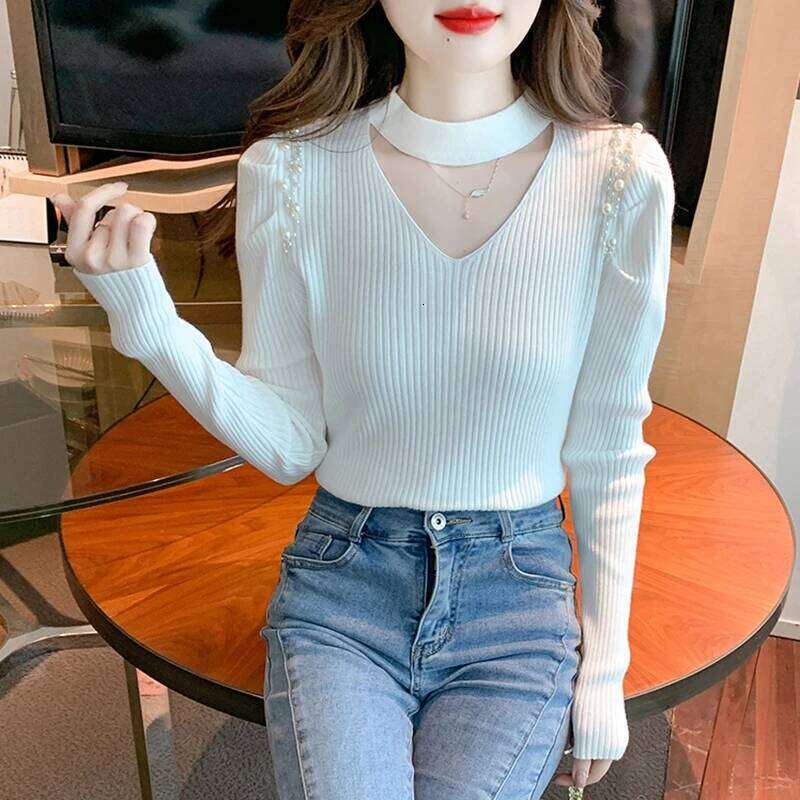 Elegant Autumn Winter Sweaters Women Casual Long Sleeve Korean Fashion Y2k Clothes Slim Knitted Tops Ladies Pullovers Z260314