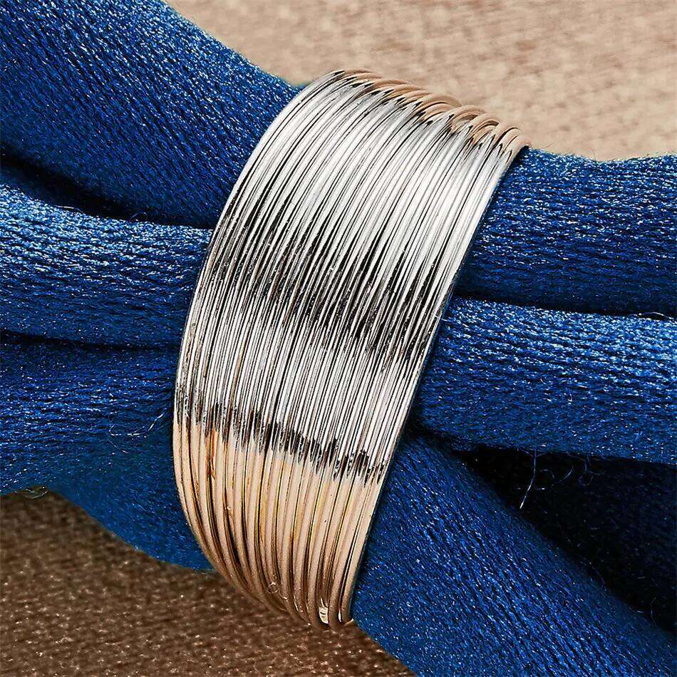 1 piece of 925 sterling silver delicate multi line ring with an opening, women's gift, wedding jewelry accessories H260312