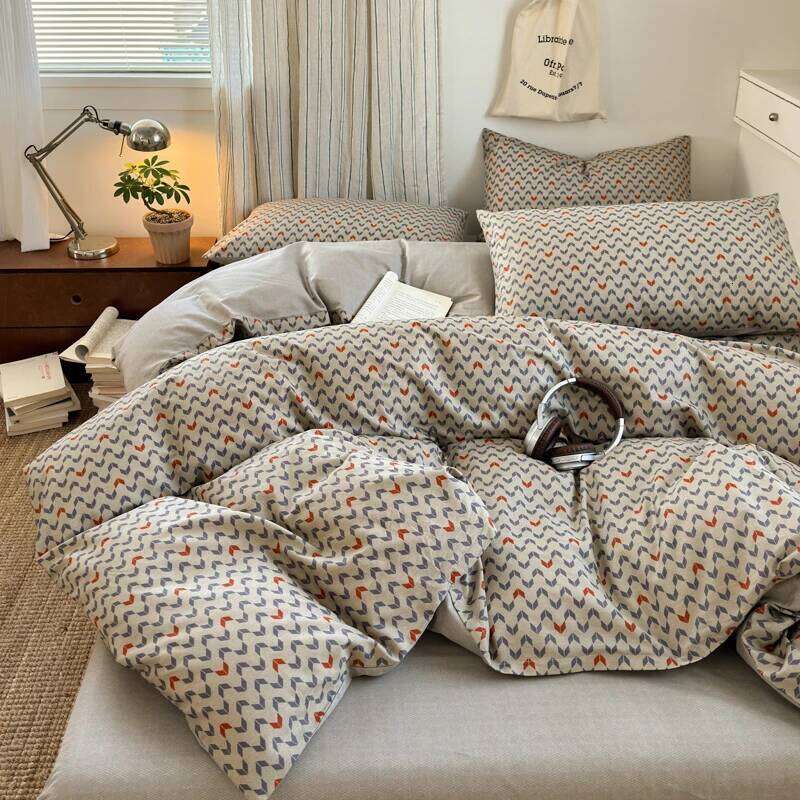 100% Cotton Duvet Cover with 2 Pillowcases - Soft & Breathable Bedding Set 3Pieces, Hypoallergenic, Easy Care, 16 Sizes H260312 - view 3