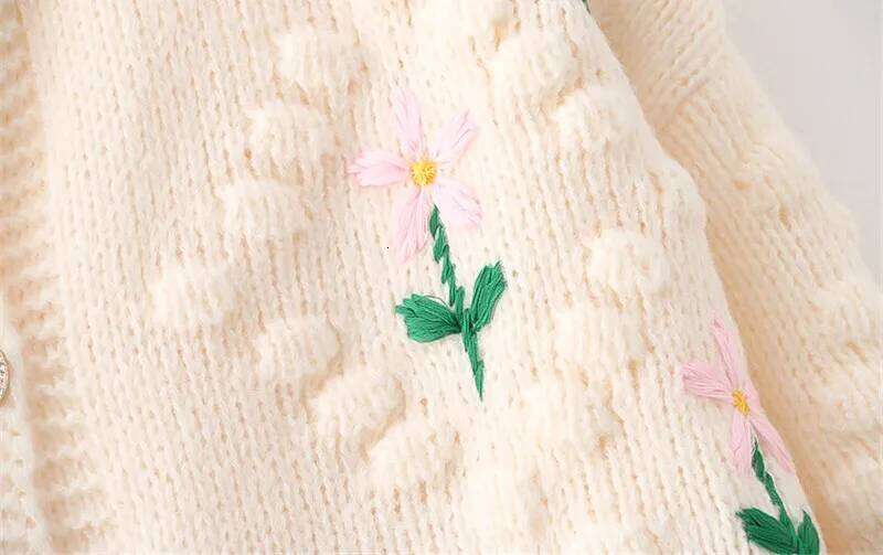 Early Autumn Knitwear Coat Spring Fall New Cardigans Design Embroidered Lazy Sweater For Women Thicken Warm Tops Cardigan Femme Z260313