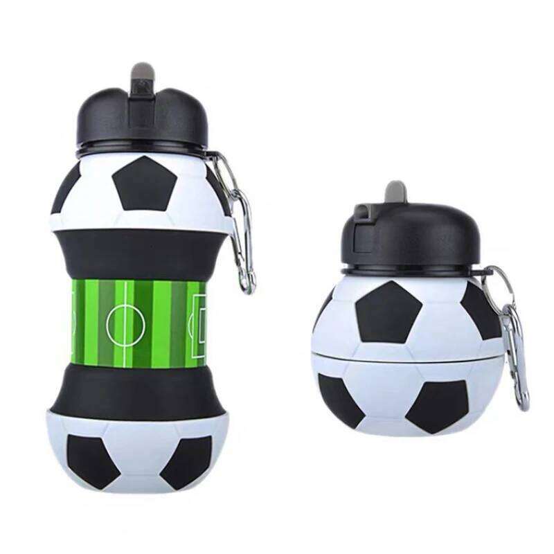 Foldable Cups Mug Outdoor Sports Football Baseball Tennis Golf School Leakproof Portable Kids Water Bottle Z260313