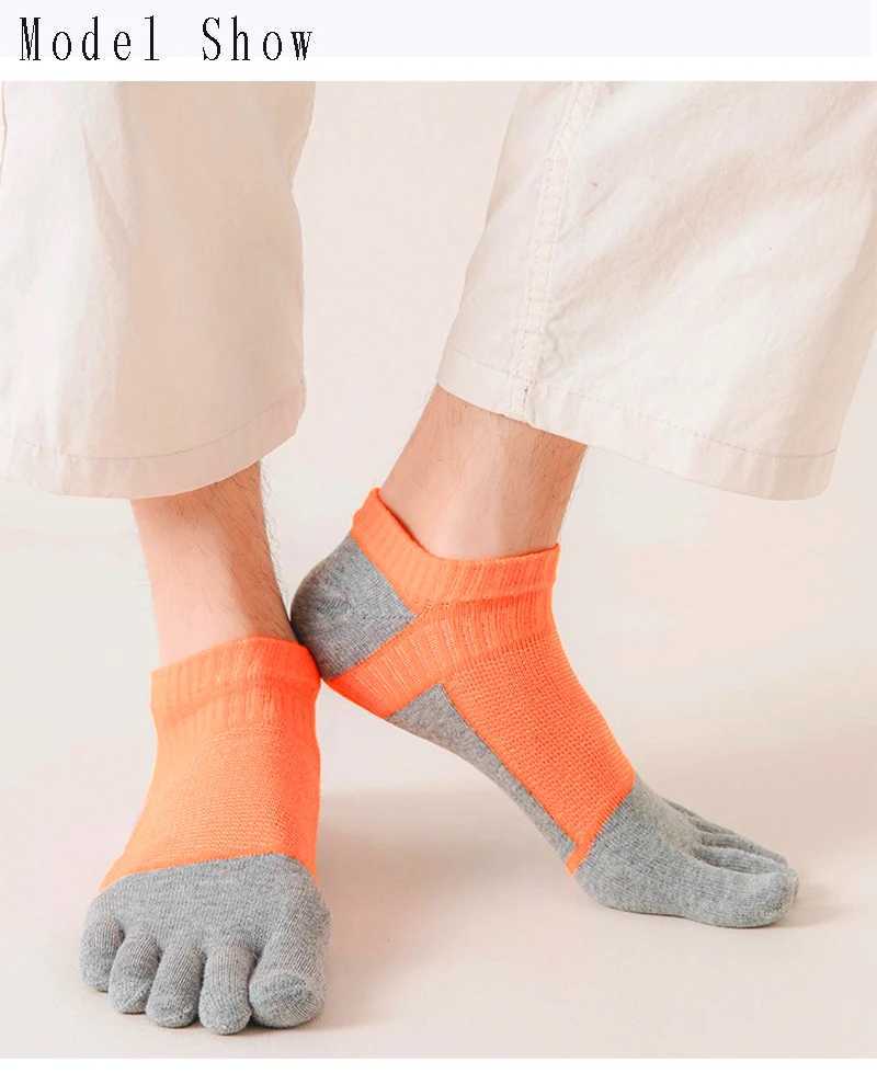 Five Finger Socks Mens Casual sports socks Mesh Breathable Ankle Socks Cotton High quality Shaping Anti Friction Toes Socks New D260313