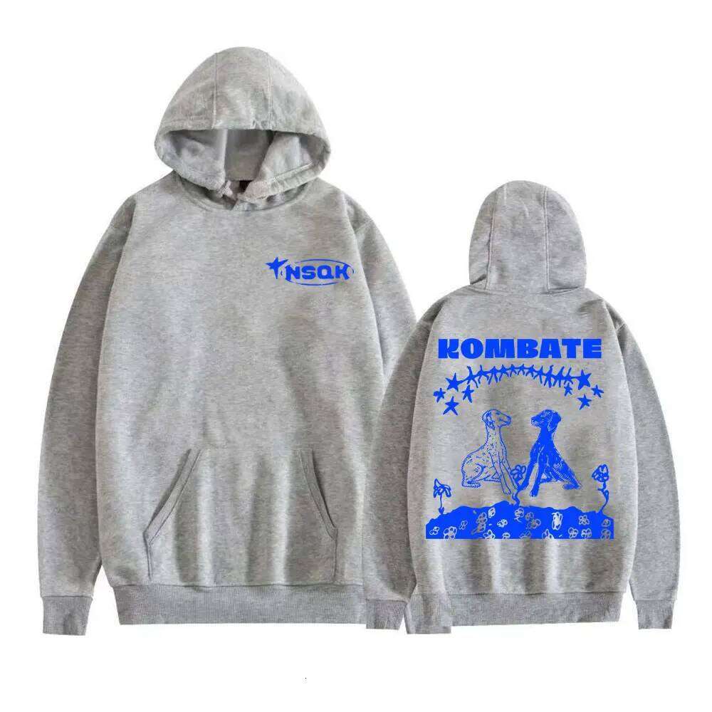 Rapper Nsqk Kombate Album Merch Hoodies Men Clothing Fashion Gothic High Street Sweatshirts Fleece Comfort Long Sleeve Pullovers Z260315