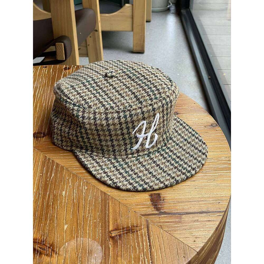 Vintage Embroidered Letter Top Women Street Hip Hop Duckbill Wide Flat Brim Baseball Cap for Men Z260313