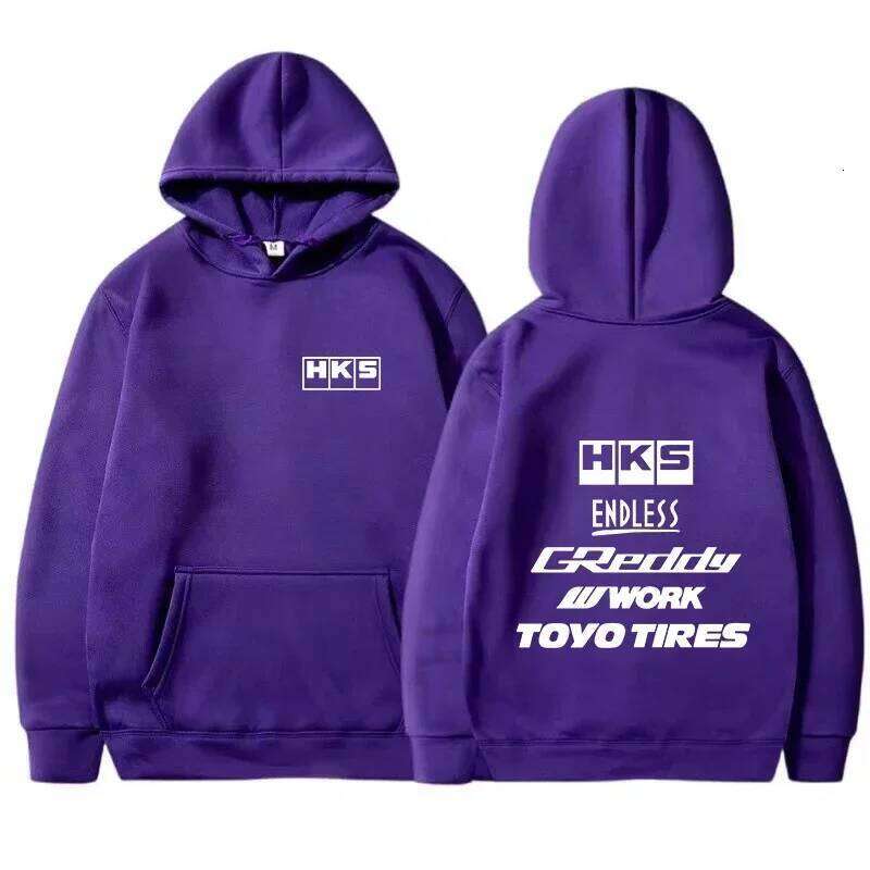 2025 Fashion Cool Hoodie Japan JDM Modified Car HKS ENDLESS Hoody Men Women Vintage Casual Sweatshirt Long Sleeve Pullovers Z260314