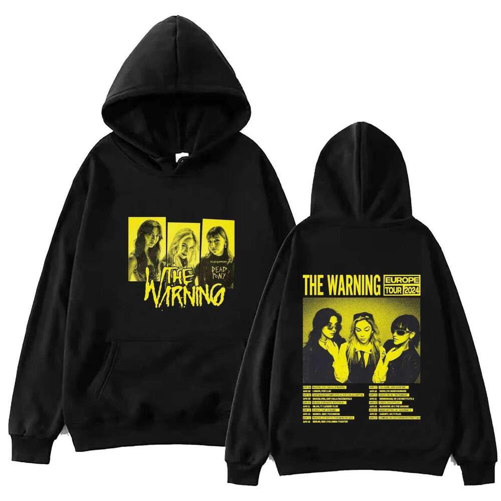 The Warning Tour 2024 Hoodie Music Fans Gift Tops Sweatshirt Unisex Casual Spring and Summer Regular Long Sleeve Z260314