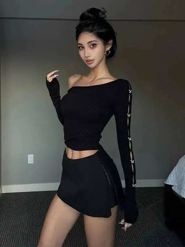 Sweaters Jumpers Pullovers Women New Style Acrylic Tassel Edge Baggy Punk Rock Alternative Grunge Daily Festival Concert Winter Z260313