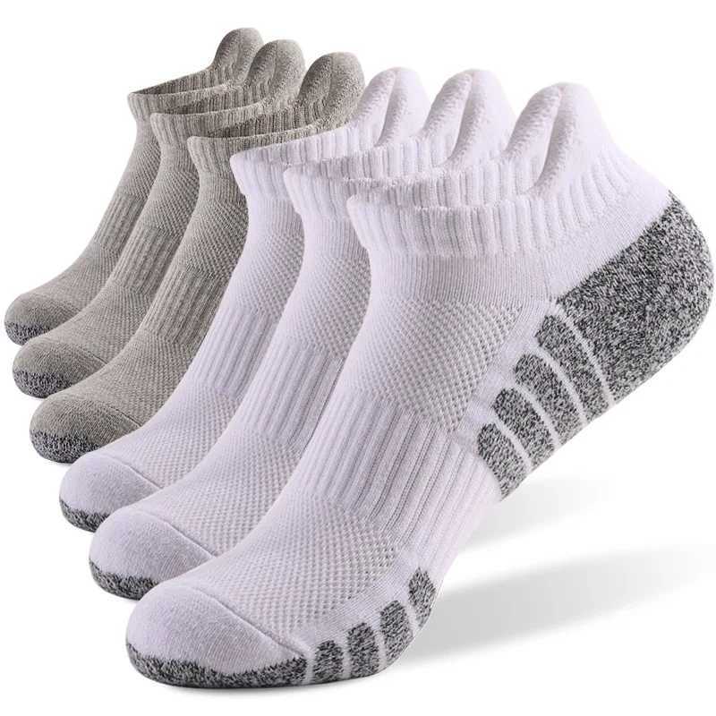 6pairs thickened towel bottom running socks mesh boat socks non-slip breathable sports socks Low cut Mens socks Womens socks D260313