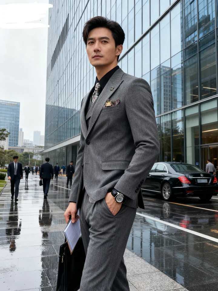 Mens Wedding Tuxedo 2025 Best Selling Peak Lapel Single Breasted Formal Smoking Suit for Groomsmen Dance M260313