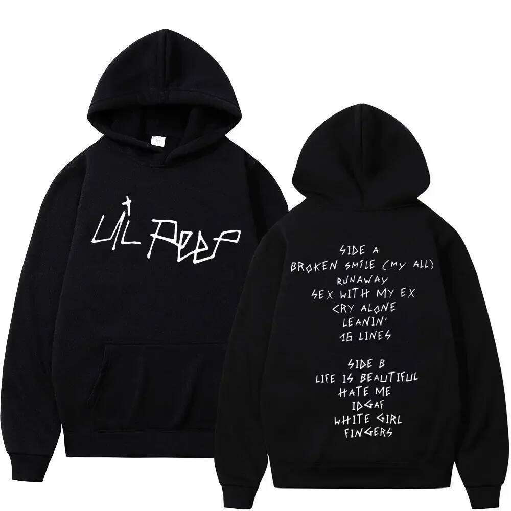 Pop rapper Lil Peep prints fashionable pullover, casual hip-hop men women, warm hoodie for autumn and winter Z260314