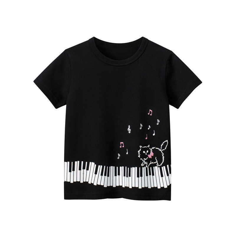 T-shirts Korean-style children's short-sleeve T-shirt summer new children's clothing girls' half-sleeve top trendy