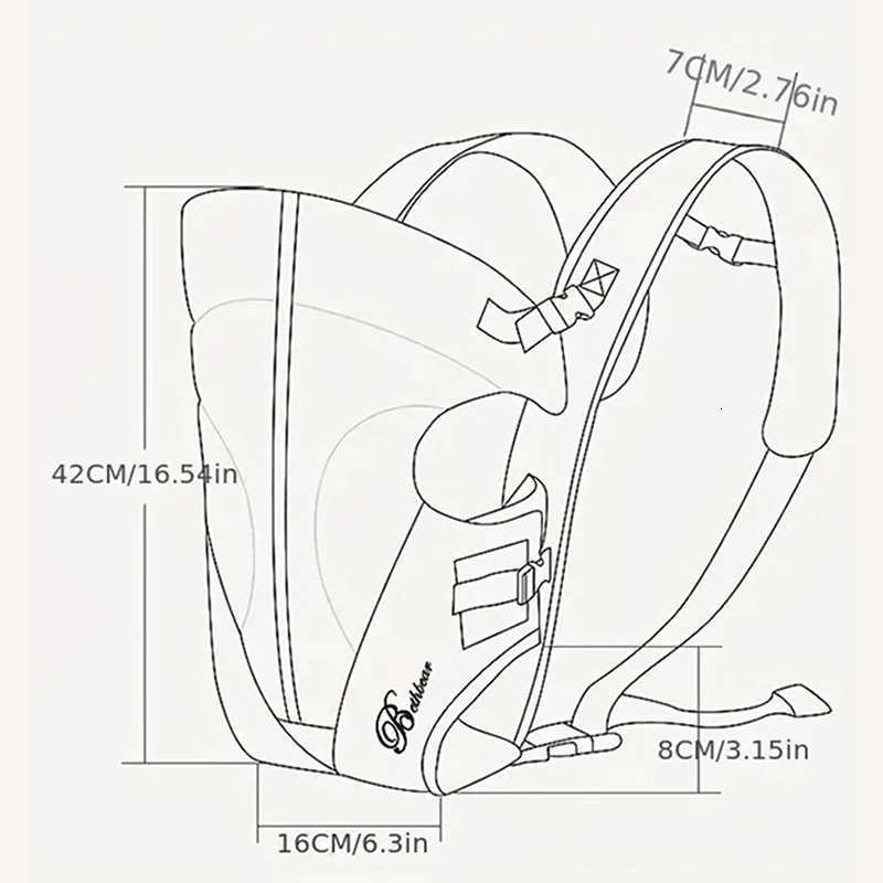 Bethbear Baby Carriers Backpack Multifunctional Front Facing Infant Comfortable baby Sling Backpack Pouch Wrap Baby Kangaroo X260313