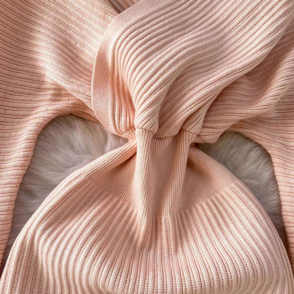 REALEFT Autumn Winter Elegant Front Cross V-neck Knitted Wrap 2025 High Waist Long Sleeve Casual Sweater Dresses Female Z260313