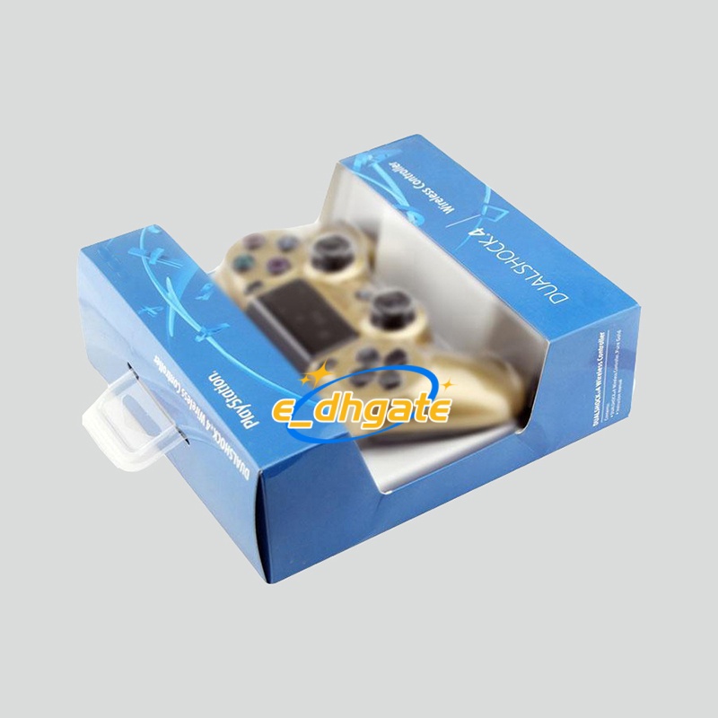 18 Colors EU US Packaging Adapter For Sony PlayStation 4 Wireless Controller Joystick Shock Game PS4 Console Controllers Colorful Bluetooth gamepad Vi
