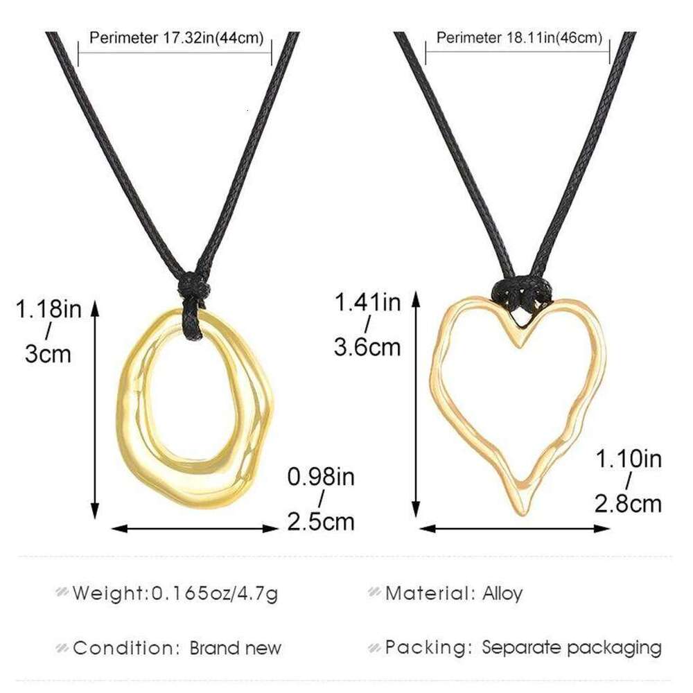 Fashion Geometry Necklace 1pc Zinc Alloy Pendant for Men and Women Jewelry Design Trendy Festival Gift Decoration Sweater Clothe H260312