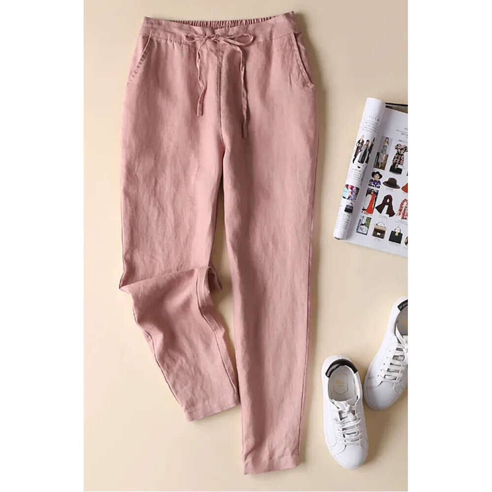 Women's Capris Fitshinling Fashion In Pencil Pants For Women Slim Ankle-Length Pant Female Clothes Solid Basic Korean Trousers 230421 Z260312