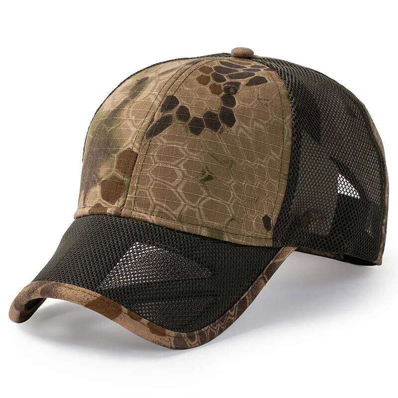New XXL Large Size Camouflage Trucker Hat Men Breathable Mesh Baseball Cap Big Head Spring Summer Sun Caps Adjustable Z260313