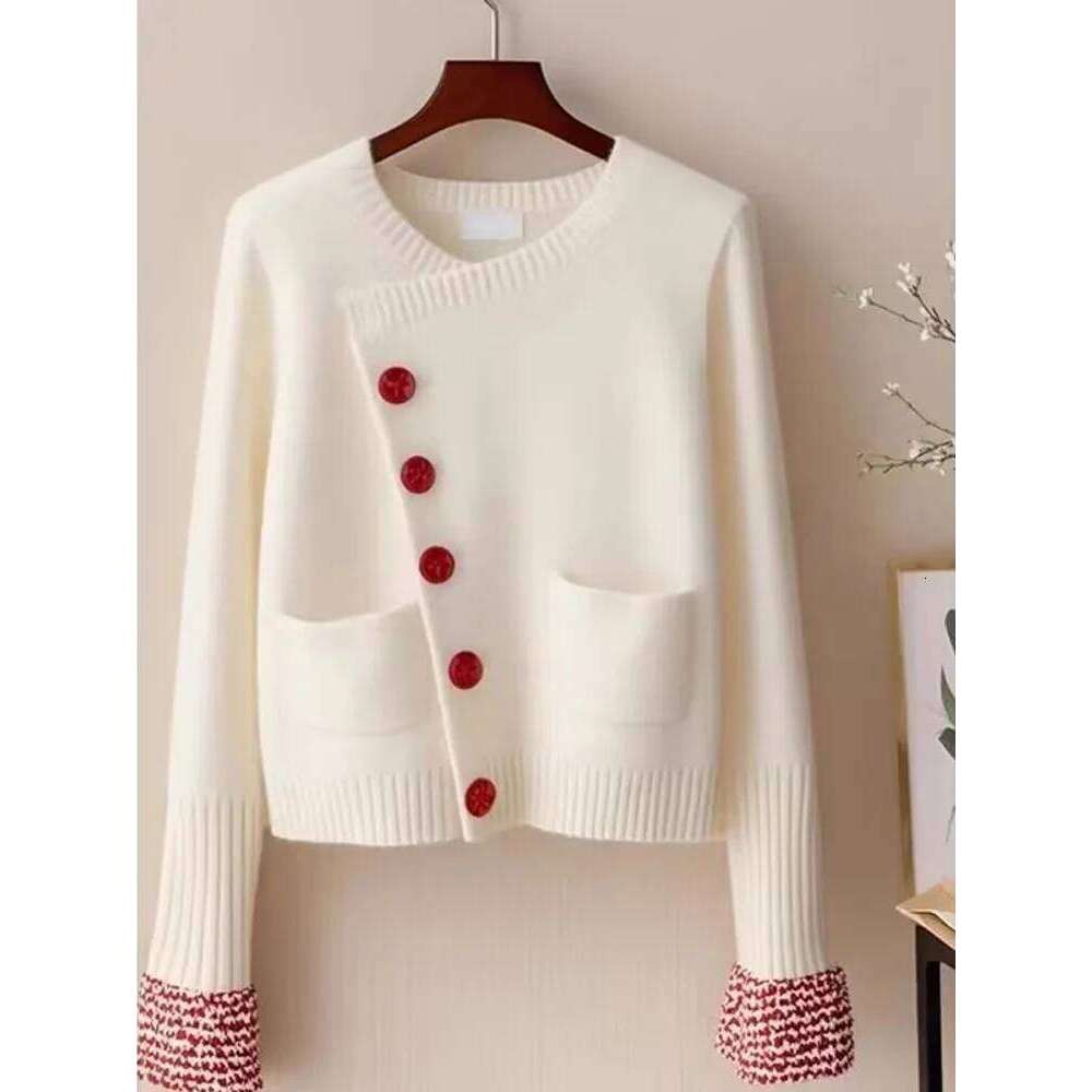 Simple Loose All-match Jumper 2025 New Early Spring Elegant Advanced Literary Sweaters Knit Korea Chic Cardigan Z260313