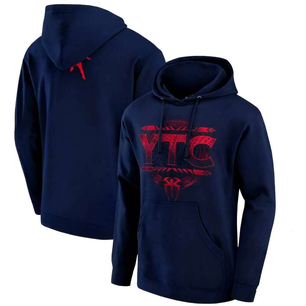 Roman Reigns YTC Printed Fashionable Casual Pure Cotton Men's Retro Street Versatile Oversized Autumn Hoodie Unisex Z260314