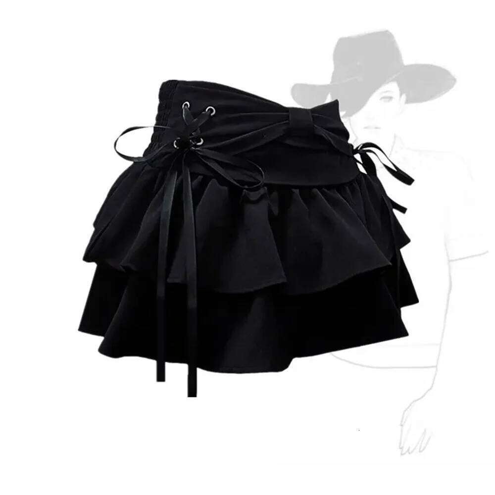 New Fashion Women Hot Girl Sweet Kawaii Bow Vintage Y2k Clothes American Streetwear Sexy Summer A-line Gothic Mini Denim Skirts Z260314