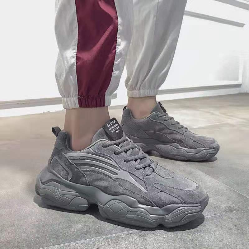 2026New Trendy Shoes Dad Shoes Shoes Men s Korean Version Trendy Student Versatile Sports Reflective Height Increasing Shoes