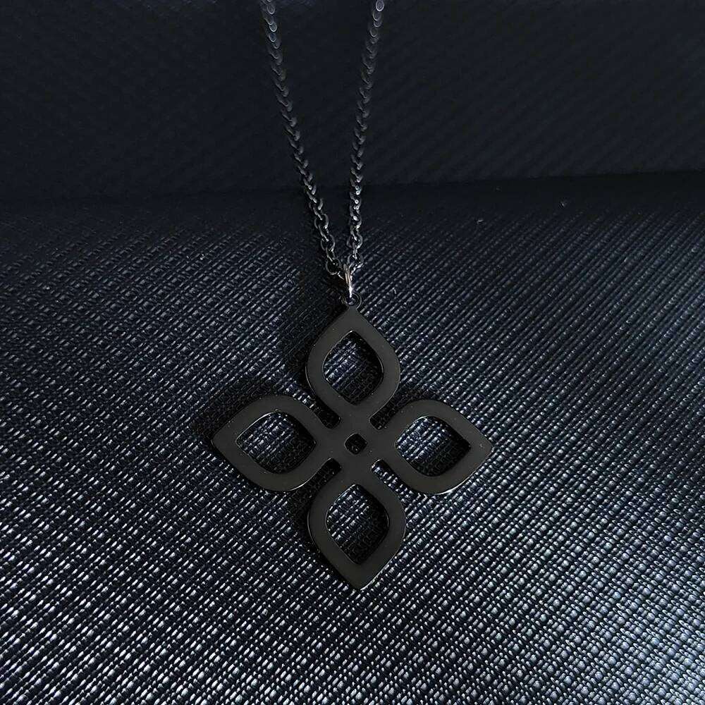 Stainless Steel for Women Man r's Cr Gold Color Pendant Necklace Engagement Jewelry H260312