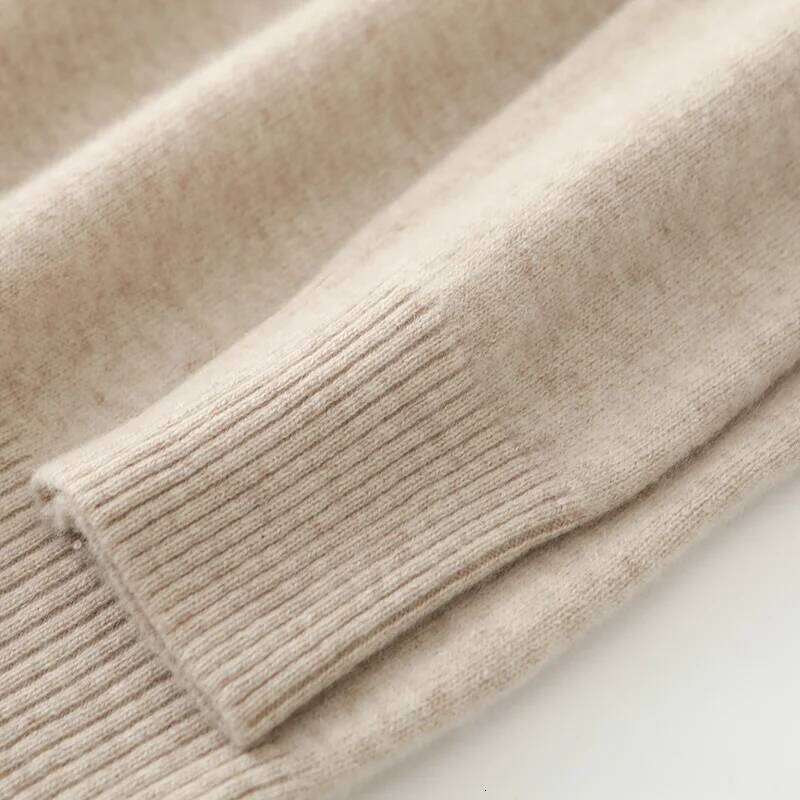 Autumn Winter Women100%Merino Wool V-neck Long-sleeved Dress Women's Pullover Solid Color Fashion Basic Knit Skirt Z260313