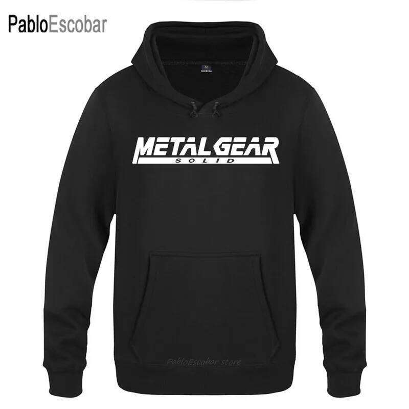 2024 ne top business fashion Versatile Trendy MGS Metal Gear Solid Letter Hoodies Men Men's Pullover Fleece Hooded Sweatshirts Z260314