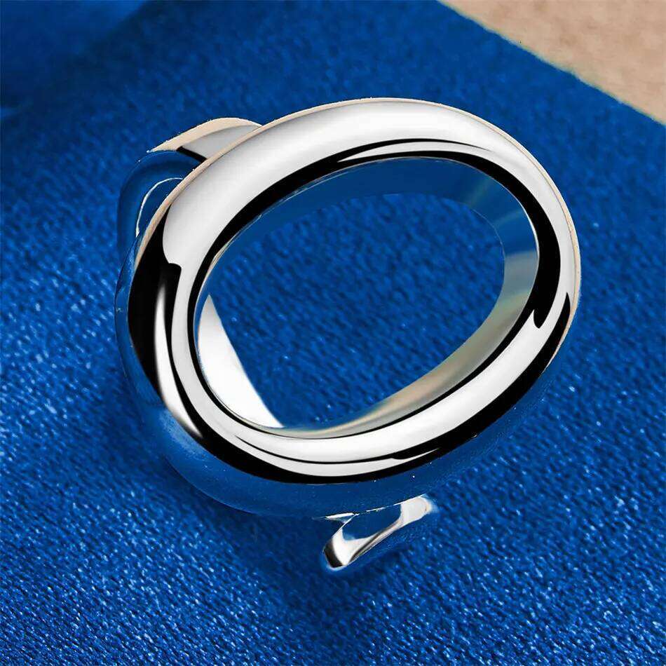 1 piece 925 Pure Silver Openwork Delicate Round Ring for Women Jewelry Gifts Wedding Accessories H260312